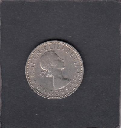 Beschrijving: 1 Shilling MAORI